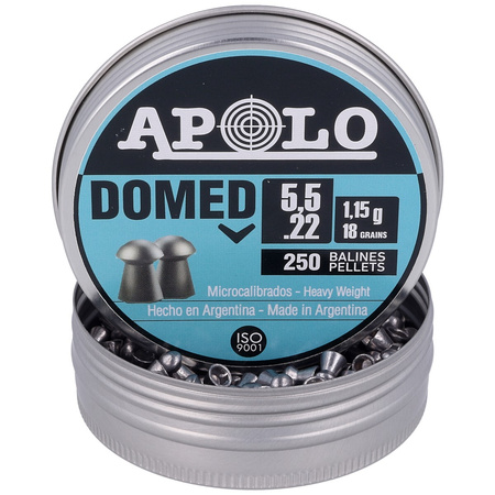 Śrut Apolo Domed 5.52 mm, 250 szt. 1.15g/18.0gr (19911-2)