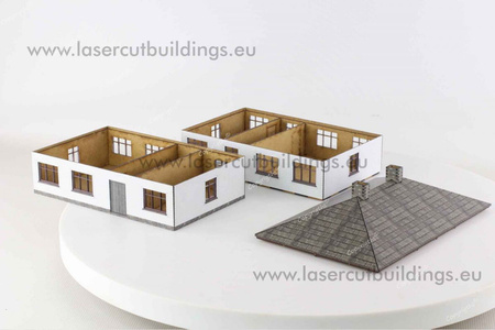 Dom "amerykański" LBHP0193 - prepaint - 1:56 / 28mm