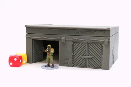 PM - Soviet Garage - 3D Printed - 28mm