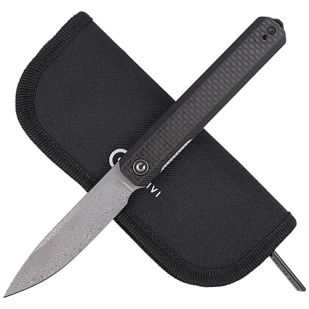 Nóż składany CIVIVI Exarch Twill Carbon Fiber / Black G10, Damascus (C2003DS-1)