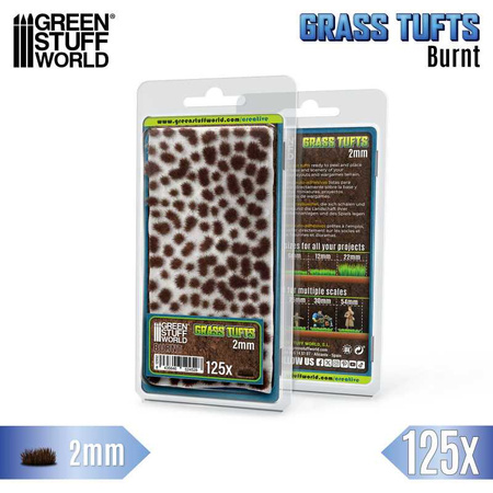 GSW - Static Grass Tufts 2 mm - Burnt Brown