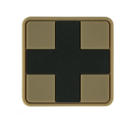 Naszywka 3D PVC Cross coyote 101 INC