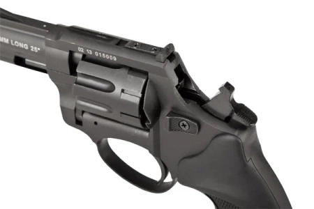 REWOLWER ALARMOWY ZORAKI K-6L BAS LUFA 2,5" Kal. .22 Long Blank Czarny