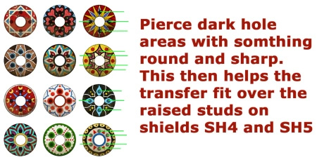 Islamic Cavalry Shield Transfers 5 – Kalkomanie do tarcz kawalerii islamskiej