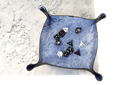 PLAYMATY Tacka na kości - Dice Tray - Kamienny 22x22 cm