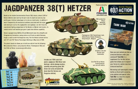 BOLT ACTION Jagdpanzer 38(T) Hetzer