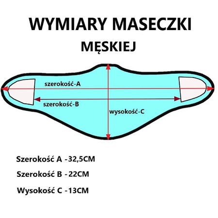 Maseczka Męska Multicam L Haasta