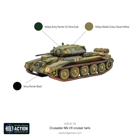 BOLT ACTION Crusader MK I/II tank