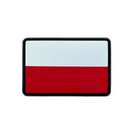 Naszywka Flaga Polski Gumowa z Rzepem Texar