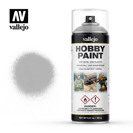 Vallejo: 28.011 - Hobby Paint Spray - Grey Primer (400 ml)