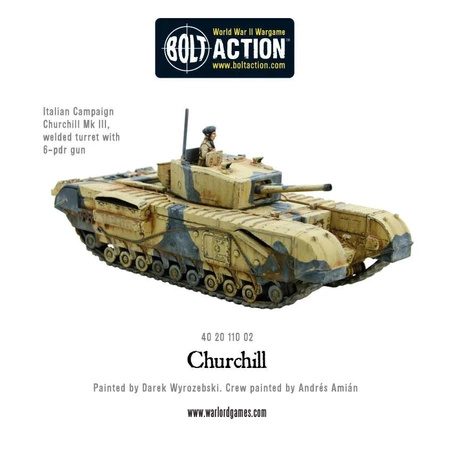 BOLT ACTION Churchill Tank