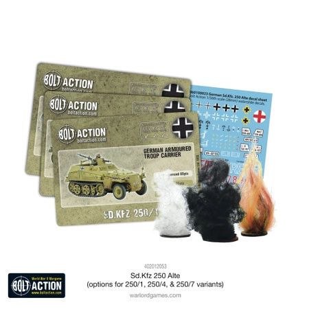 BOLT ACTION Sd.Kfz 250 (Alte) Half-Track (Options for 250/1, 250/4, 250/7)