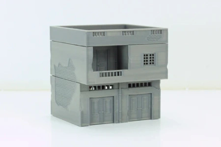 PM - Arab Urban Buildings set of Four Town Houses - 3D Printed - 28mm