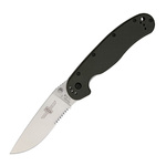 Nóż Ontario Rat I Folder Seratted Black 8849