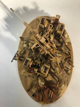 RUBICON 280069 - 8.8cm Flak 36/37 AA/AT Gun with SdAh 202 & Crew