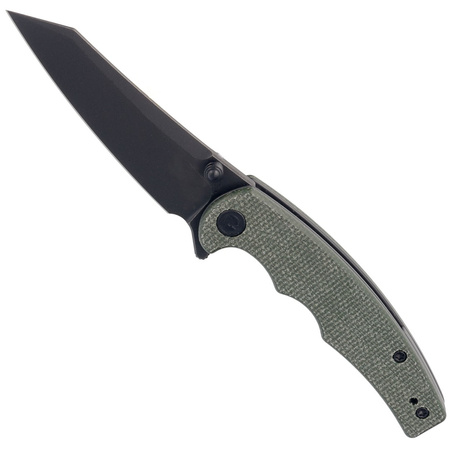 Nóż składany Civivi P87 Micarta Green, Black Stonewashed Nitro-V by Kaila Cumings (C21043-3)