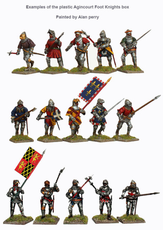 PERRY MINIATURES - Agincourt Foot Knights 1415-29