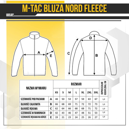 M-Tac Bluza Nord Polartec Coyote