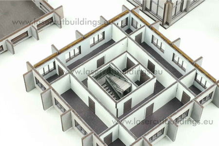 Biurowiec II LBHP0356 - prepaint - 1:56 / 28mm