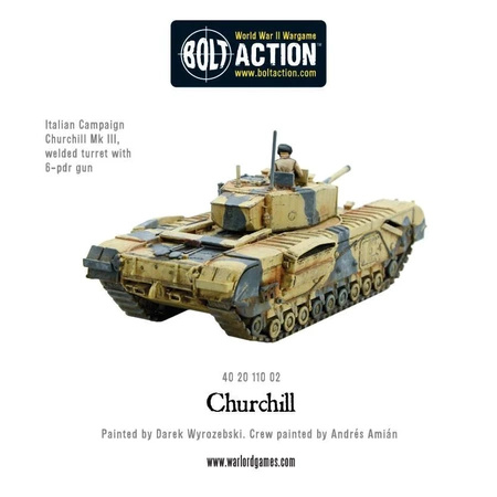 BOLT ACTION Churchill Tank