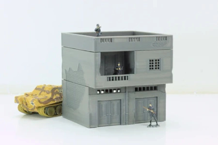 PM - Arab Urban Building - Shop - 3D Printed - 28mm