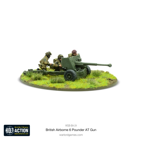 BOLT ACTION British Airborne Six Pounder AT Gun