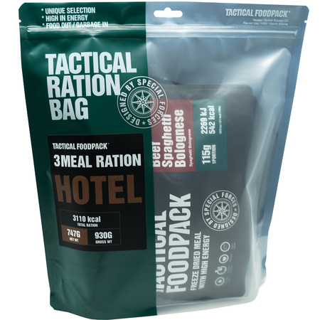 Zestaw Tactical FoodPack 3 Meal ration Hotel