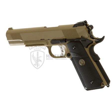 Pistolet ASG M1911 MEU Tactical Full Metal Tan WE 