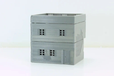 PM - Arab Urban Building - Shop - 3D Printed - 28mm