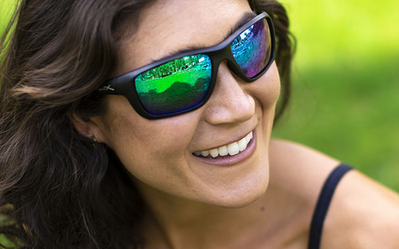 Okulary ASPECT CAPTIVATE™ Polarized Green Frame Black Wley X