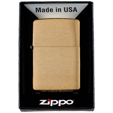 Zapalniczka benzynowa Zippo Brushed Brass