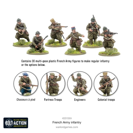 BOLT ACTION French Army infantry