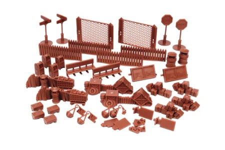 PM - Terrain Crate: City Accessories – Modern Urban Terrain Set (28mm Scale)