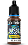 Vallejo: 69.818 - Mecha Weathering - Brown Engine Soot (Matt) (17 ml)