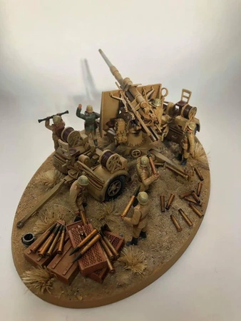 RUBICON 280069 - 8.8cm Flak 36/37 AA/AT Gun with SdAh 202 & Crew