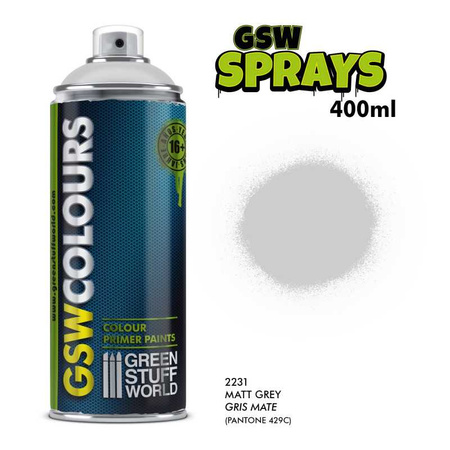 Green Stuff World Spray podkładowy Matt Grey 400ml