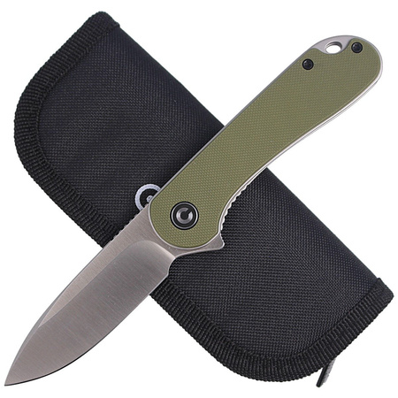 Nóż składany CIVIVI Elementum Flipper OD Green G10, Satin Finish (C907E)