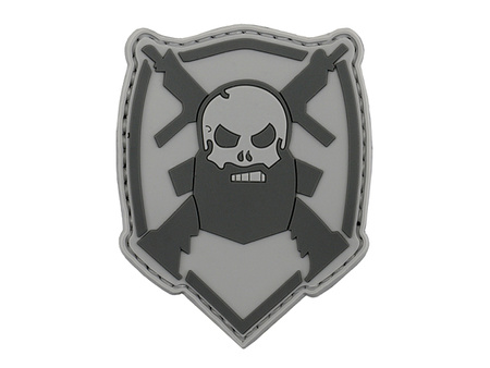 Naszywka velcro Bearded Skull PVC 1 [8FIELDS]