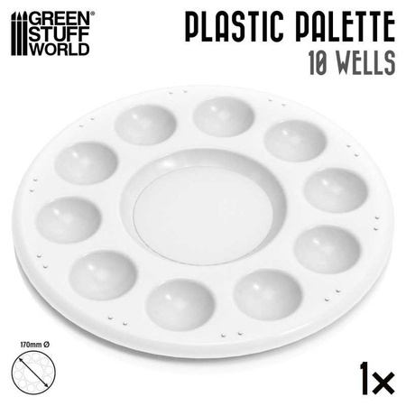 GSW - Plastic Round Mixing Palette