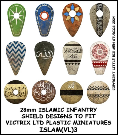Islamic Infantry Shield Transfers 3 – Kalkomanie tarcz islamskich (Victrix)