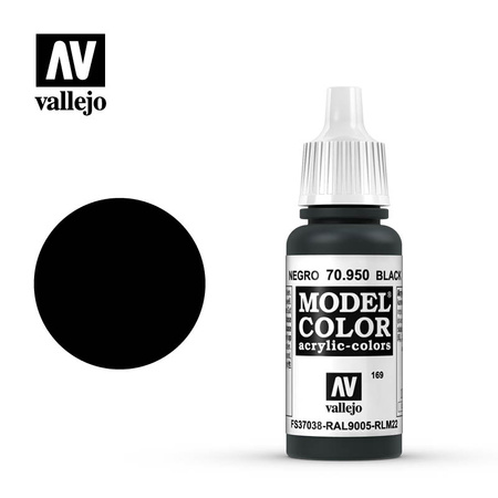 Vallejo: 70.950 - Model Color - Black (18 ml)