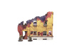 MICRO ART - WW2 Ostfront Stalingrad School Right (with 3rd floor) (1) (28mm) PREPAINTED