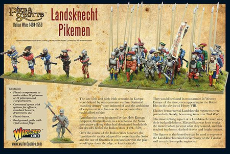 Pike & Shotte Landsknechts Pikemen