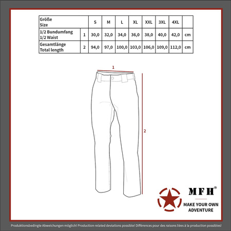 Getry Kalesony Termoaktywne Level II Gen. III Czarne MFH