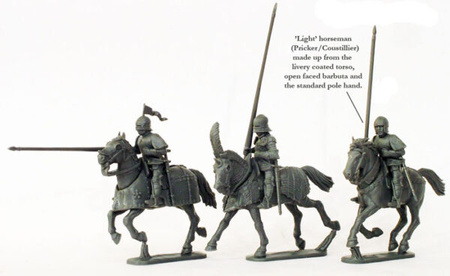 PERRY MINIATURES - Mounted Men at Arms 1450-1500 (12 mounted figures)