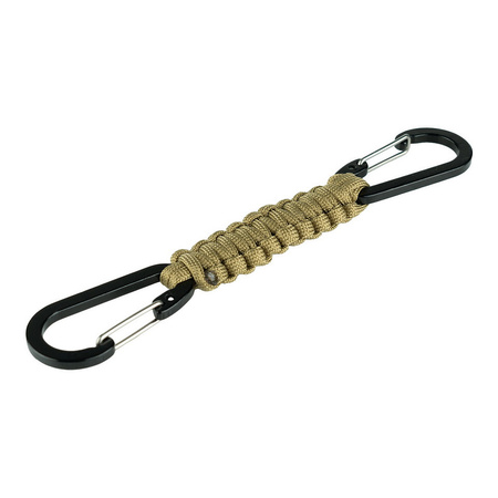 Podwójny karabińczyk Paracord coyote 101INC