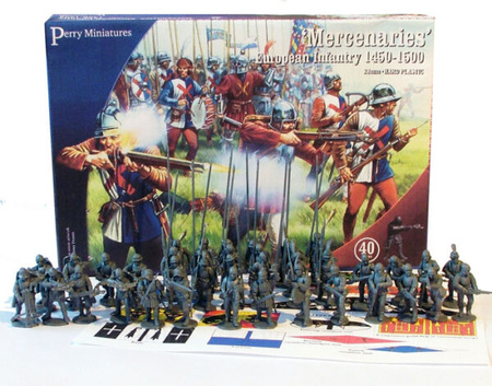 PERRY MINIATURES - Plastic ‘Mercenaries’, European Infantry 1450-1500