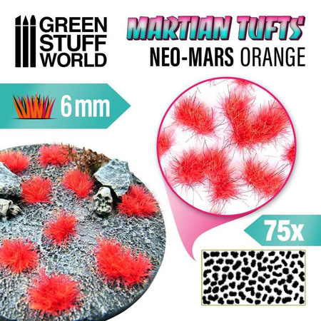GSW - Martian Fluor Tufts - NEO-MARS ORANGE