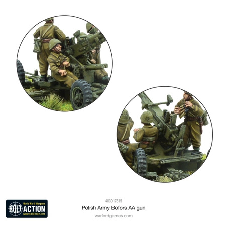 BOLT ACTION Polish Army Bofors AA gun