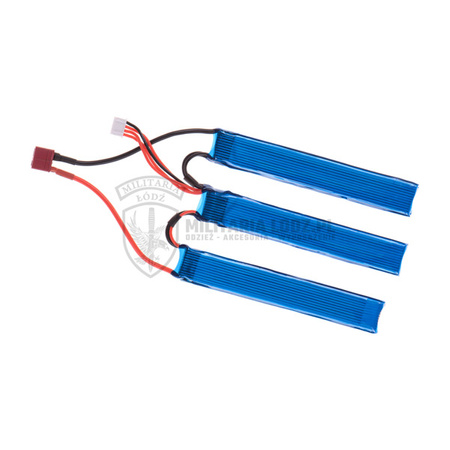 Bateria Lipo 11.1V 1300mAh 25C 1+1+1 Split T-Plug Nimrod